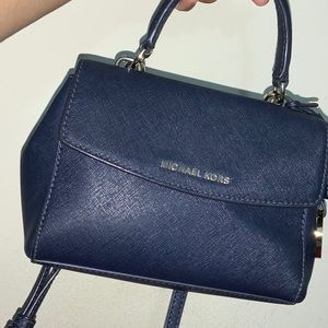Michael Kors Navy Blue Women's Hand Bag | Navy Blue Mini Bag | Great Condition